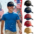 thumbnail image 5 of United States 250th Anniversary Patriotic Heritage Cap, Embroidered USA Retro Washed Baseball Hat for Men & Women, Adjustable Tribute Cap, Celebrate 250 Years of Pride, Freedom, and Unity, 5 of 8