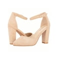 thumbnail image 4 of Women Point Toe Chunky Heeled Pumps Ankle Strap Pumps High Heel Ankle Strap Pump, 4 of 5