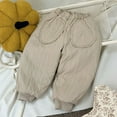 thumbnail image 2 of hotojiny Kids Snow Ski Pants Baggy Sweatpants for Toddler Boys Winter Thermal Cinch Bottoms Pants for Baby Girls 2-10 Years, 2 of 6