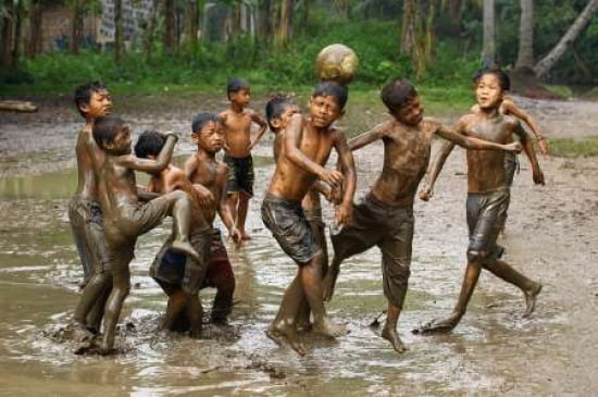 Playing Football Ca
