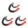 thumbnail image 4 of Eigraketly 2 unids/caja de envolturas para manillar de bicicleta, cintas elásticas para manillar de bicicleta, cinturón de protección lavable Rojo 3piezas, 4 of 6