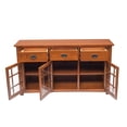 thumbnail image 3 of Crafters and Weavers Arts and Crafts Wood Sideboard in Cherry, 3 of 5