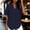 Dark Blue, variant on 2026 New Women's Plain Short Sleeve Blouse, Casual Solid Color Top for Daily Wear, Ladies Clothes for All Seasons, 2026 New Limited Time Offer