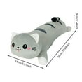 thumbnail image 3 of YaoZQ Cute Cat USB Heating Pad Heated Neck Pillow Plush Animal Stuffed Toy for Pain Relief 19.7 in Style A, 3 of 8