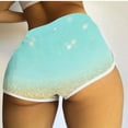 thumbnail image 2 of biudgviw Swim Shorts for Women Ealstic Waist Cute Printed Shorts Slim Trendy Athletic Tennis Volleyball Shorts for Beach, 2 of 5