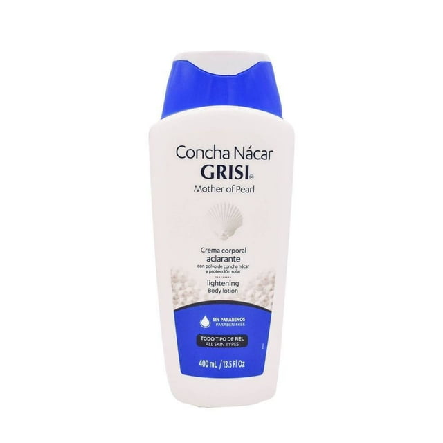 Crema corporal Grisi concha nácar aclarante todo tipo de piel 400 ml