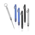 thumbnail image 1 of 6 Pieces Metal Titanium Toothpicks, Portable Reusable Pocket Toothpicks With Stainless Steel Toothp-, 1 of 5