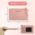 thumbnail image 5 of Multi-Function Wallet for Women, RFID Blocking Premium Leather, Tassel Zipper Coin Pocket, Soft and Wear-Resistant, Suitable for Bags School Backpacks (3PCS), 5 of 5