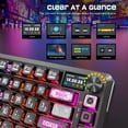 thumbnail image 2 of Teclado mecánico inalámbrico para juegos Redragon Cyber Mecha, 2 of 7