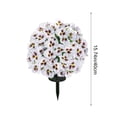 thumbnail image 3 of Orquídea Mariposa Artificial Flor de Simulación, Planta Decorativa de Plástico de 15.75 Pulgadas con Maceta, Inserción de Suelo Multicolor Realista para Decoración de Bodas Jardín Exterior, 3 of 6