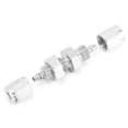 thumbnail image 4 of Conector neumático, accesorios de maquinaria de dos toques de acero inoxidable 304 Conexión de aire Aspecto llamativo, 4 of 8
