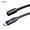 1m, variant on Right Angle USB C Cable 100W Fast Charging,Flat Braided 2-in-1 Type-C Cord with LED Indicator for Phone,1m