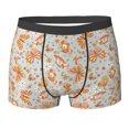 thumbnail image 6 of Men's Boxer Briefs, Retro Floral Butterfly Soft Comfy Mens Underwear Boxer Briefs Breathable With Widen Waist, 6 of 7