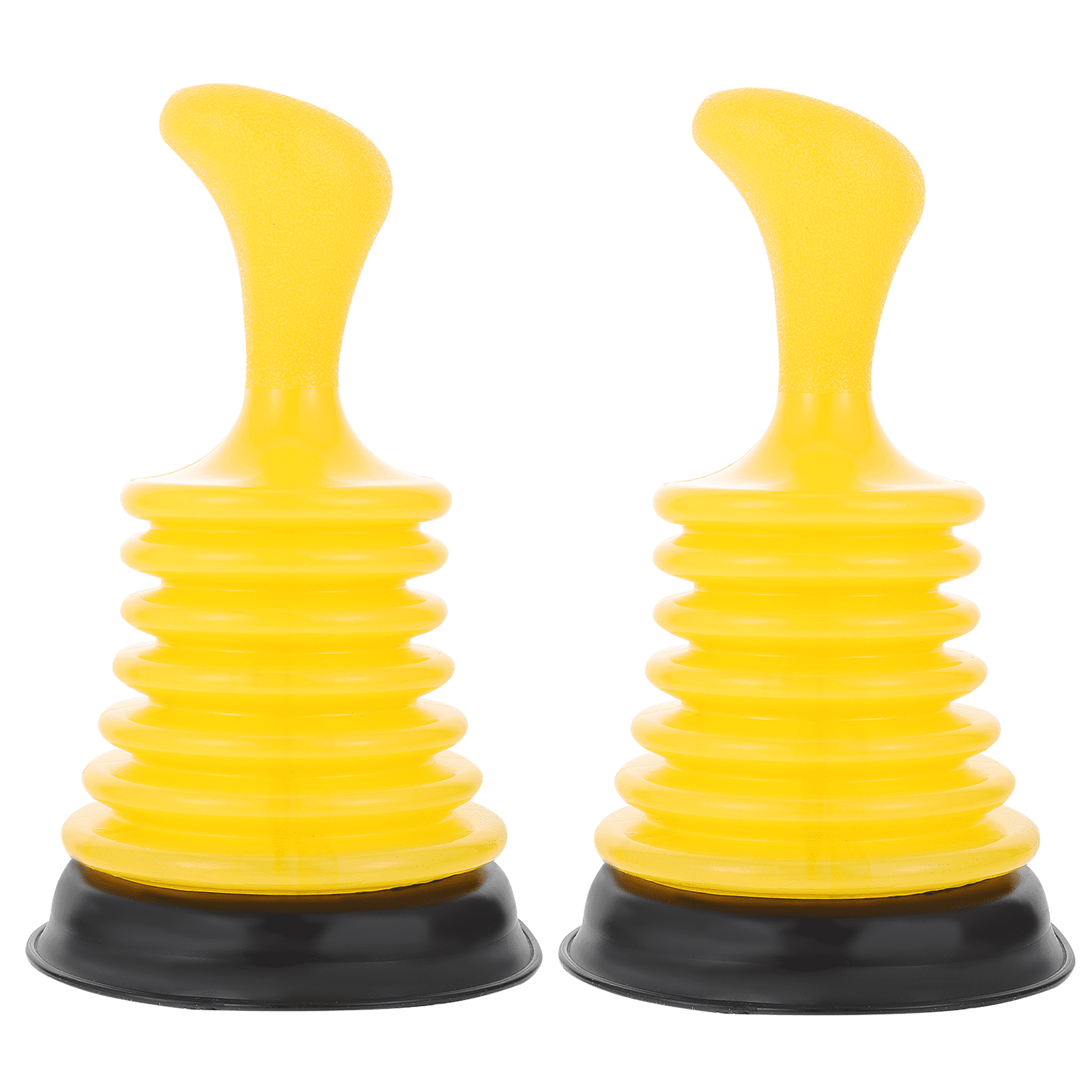 Tinksky 2pcs Practical Sink Plunger Plumbers Plunger Sink Drain Plunger