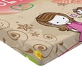 thumbnail image 2 of Ambesonne Love Fitted Sheet, 6 Years Together Words, Twin XL Size, Multicolor, 2 of 3