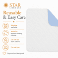 thumbnail image 7 of 12 Pack Bed Pad Washable Incontinence Underpad - Absorbent Waterproof Urinary Protection for Seniors Children 32 x 34 Blue, 7 of 7