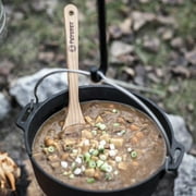 Petromax Cast Iron Dutch Oven for Cooking or Baking Outdoors Over a Campfire or in the Home Kitchen, Pre-Seasoned Cookware Conducts Heat Evenly, 3 Legs, 17 Quart