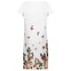 thumbnail image 5 of Vestidos de manga corta para mujer Vestido de tirantes con estampado de flores a la moda Vestido con cuello en V hasta la rodilla Pompotops ghjkhdj16665, 5 of 5
