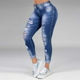 thumbnail image 2 of Fjofpr Clothing Ripped Jeans for Women Plus Size Clearance Women Fashion Casual Female Ripped Fringe, 2 of 5