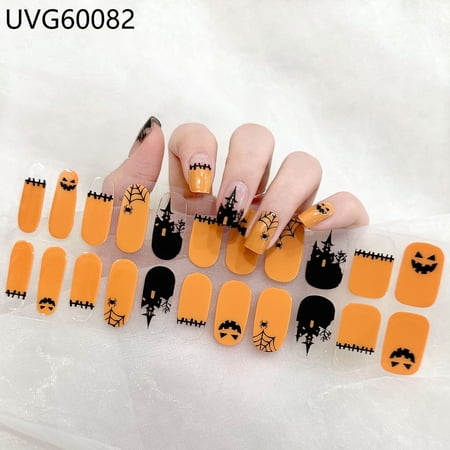 Ins Ice Transparent Nude UV Gel Nail Sticker