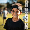 thumbnail image 3 of 4 Pack Bandas Deportivas infantiles para la cabeza, Unisex., 3 of 5