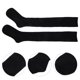 thumbnail image 4 of Calcetines hasta el muslo de lana de invierno para mujeres y niñas, medias cálidas y gruesas, calcetines por encima de la rodilla (negro), 4 of 5