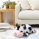 thumbnail image 4 of Juguete de peluche de vaca - Diseño con temática de cerveza, material suave, almohada abrazable - para regalos infantiles y decoración del hogar(19.6in), 4 of 7