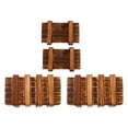 thumbnail image 3 of Wood Chest Light Brown 4Pcs 6.1*3.3*2In, 3 of 7