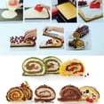 thumbnail image 4 of D GROEE Roll Cake Mat Flexible Baking Tray Jelly Roll Pan Silicone Cookies Mold Bakeware, 4 of 7
