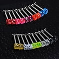 thumbnail image 4 of Flmtop Dice Stud Earring Beautiful Mini Sturdy Dice Shaped Lip Studs for Dressing Room, 4 of 10