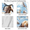 thumbnail image 4 of luoweisi Men's Beach Shorts Quick Dry Swim Trunks with Mesh Lining Horse M, 4 of 5
