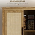 thumbnail image 4 of Bohemian Rattan Kitchen Storage with 6-level Shelf Adjustment - Adapt Storage to Different Items, 4 of 4