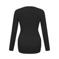 thumbnail image 3 of THDHVS Maternity Tops,Maternity T Shirts,Women's Maternity Blouse Halloween Pumpkins Print Long Sleeve Round Neck Shirts Black A L, 3 of 5