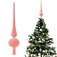 thumbnail image 2 of Calabaza de Plástico Flocada de Estrella Superior para Decoración de Copas de Árbol de Navidad, Accesorios de Artesanía Navideña de Punta Larga, 2 of 6
