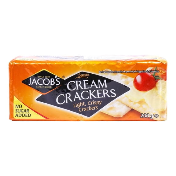 Jacobs Cream Cracker 200g (Pack HYZ01 of 2)