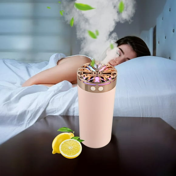 Humidifiers for Home Aromatherapy Humidifier Silent Aromatherapy Humidifier Home Car Aromatherapy Humidifier Two-Speed Cool Ambience Light Cool Lights for Room,Lights for Car