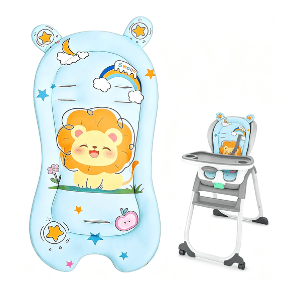RLESO High Chair Cover Replacement Compatible with Ingenuity, Soft Cushion with Anti-Slip Pad., Soft Cushion with Anti-Slip Pad. High Chair Cover
