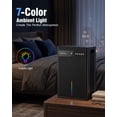 thumbnail image 6 of Homtronics 2 Pint Dehumidifier for Home, 100 oz Water Tank, Ultra-Quiet, Auto Shut-off, LED Display, 84H Timer, LED Light, Water Hose, Black, 6 of 9