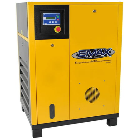 EMAX ERV0070001 7.5 HP 208/230V 1-Phase Variable-Speed Drive Rotary Screw Air