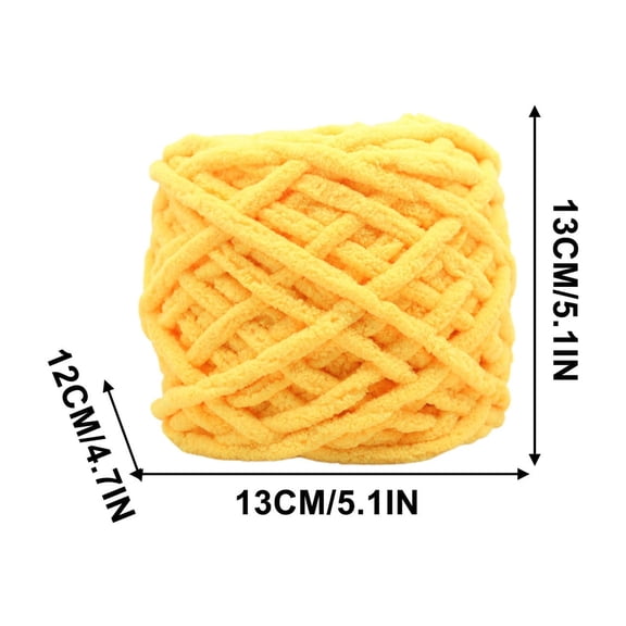 Tainini Chunky Yarn for Hand Knitting,Handcrafts Weaving Soft Chenille Yarn for Making Blankets, Scarf,100g