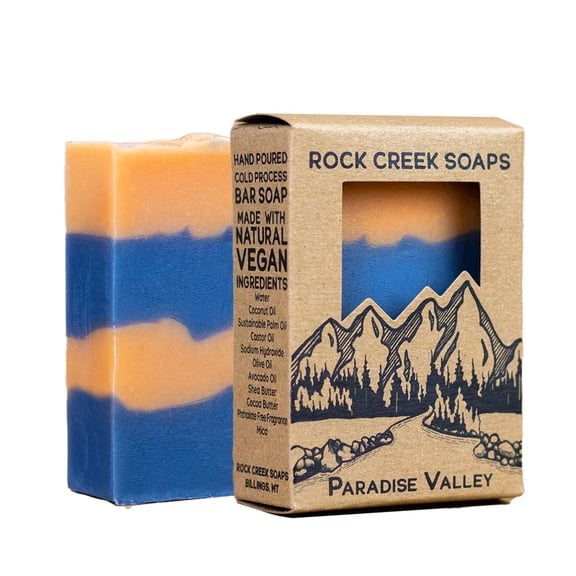 Rock Creek Soaps - Vegan Bar Soap - Paradise Valley