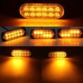 thumbnail image 2 of 4 luces estroboscópicas ultrafinas de 20 LED de luz amarilla. Adepaton FLD-2112, 2 of 7