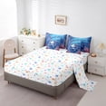 thumbnail image 5 of Castle Fairy Children Blue Axolotl Bedding Comforter Set,Salamander Queen Bedding Sets, 5 of 8