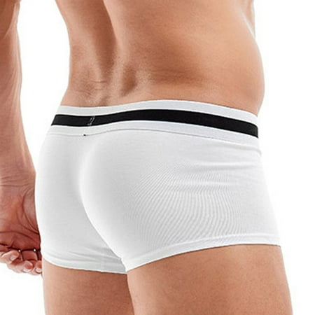

Gubotare Brief For Men Men s Underwear Micro Modal Bikini Briefs Low Rise Half Back Coverage Silky Touch Underpants Multipack White M