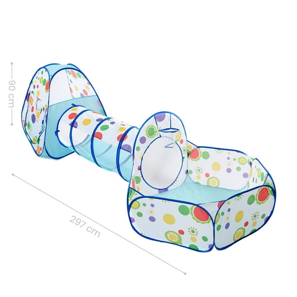 Tunel Alberca Gusano Pelotas Casa Didactico Juegos Canasta - Main Image