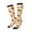 2 Black-1, variant on Women Crew Soft Moisture-wicking Socks Thanksgiving With Turkey Pattern Design Cotton Socks, One Size fit All