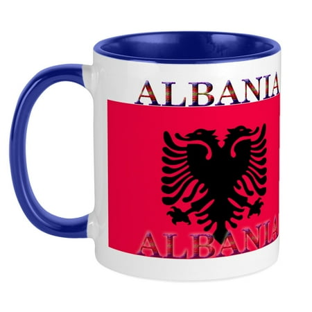 

CafePress - Albania Albanian Flag Mug - Ceramic Coffee Tea Novelty Mug Cup 11 oz