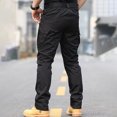 thumbnail image 3 of Men's Tactical Outdoor Pants Multi-Pocket Ripstop Stretch Work Cargo Pants, 3 of 8