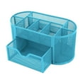 thumbnail image 1 of Fresh Fab Finds FFF-SkyBlue-GPCT1097 9-Compartment Metal Mesh Pencil Holder Desk Organizer, Pen Storage, 1 of 1