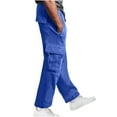thumbnail image 7 of LONKITO Cargo Pants for Men Slim Fit Casual Streetwear Sweatpants Open Bottom Athletic Workout Sweat Pants with Pockets, Size XXL, 7 of 7